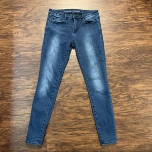 Articles of Society Women's Blue Dark Wash Skinny Denim